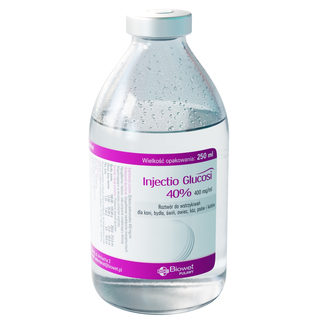 Инъекции Глюкозы 40% (Injectio Glucosi 40%) - Biowet