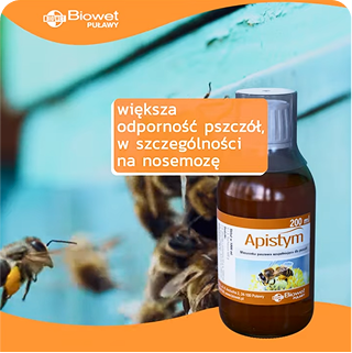 Apistym wzmacnianie odporności pszczół, w szczególności na nosemozę